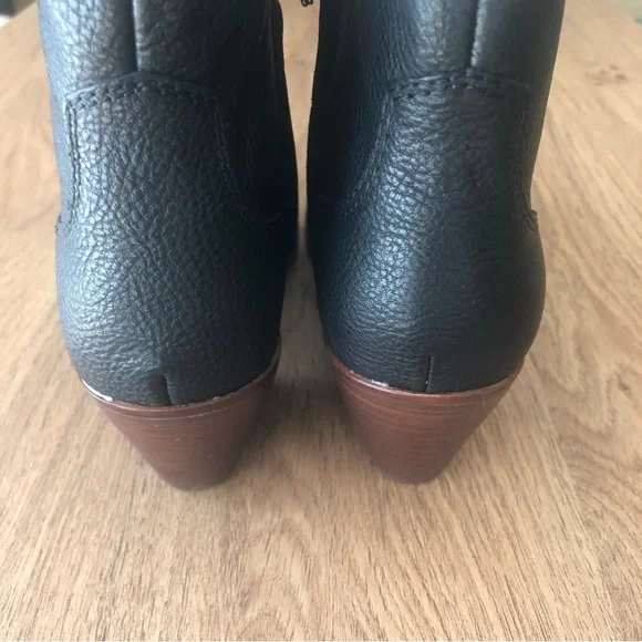 NIB $198 Madewell The Western Black Leather Bootie in size 7.5! - Picture 12 of 15